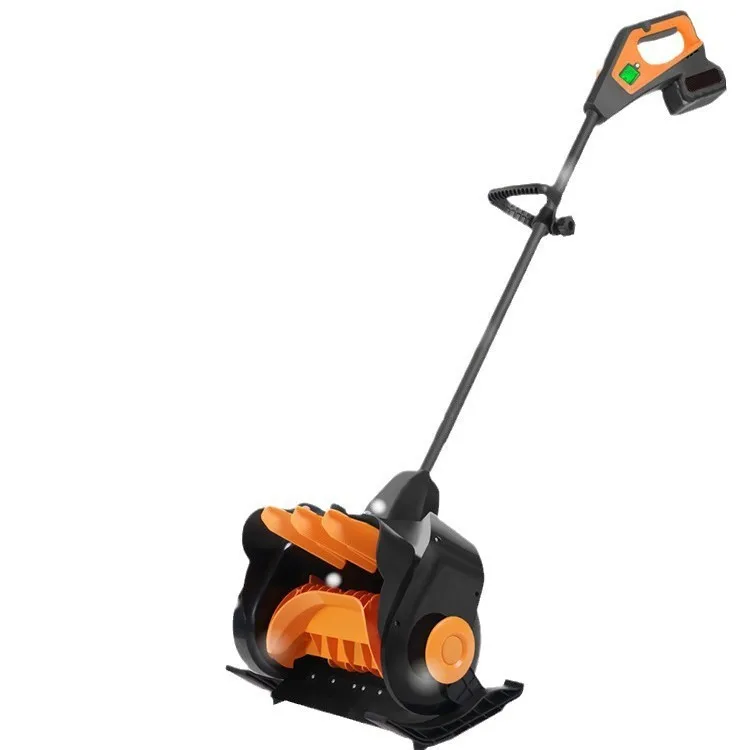 

Lithium Battery Hand Push Snow Plow School Road Commercial Plow Super Strong Snow Blowing