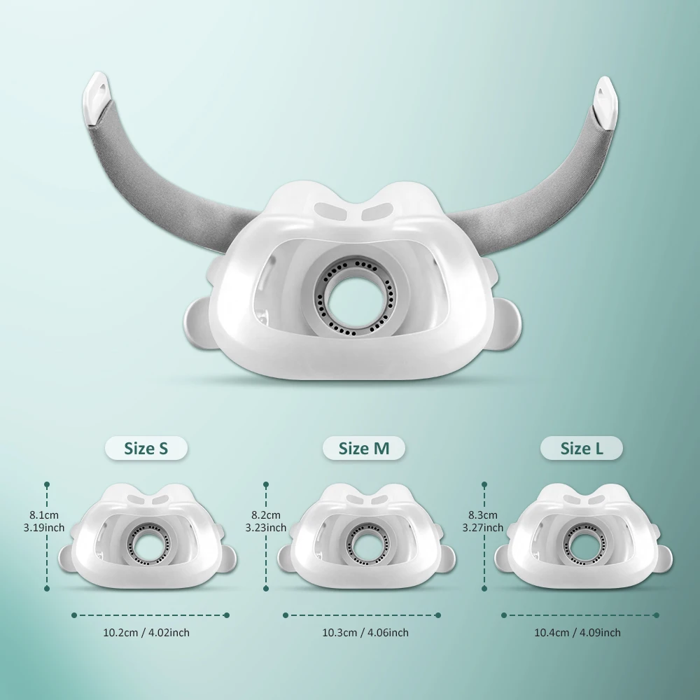Replacement Mask for AirFit F40 + Elbow Connector + Short Tube , 360 Rotatable Tube Accessories Parts Compatible with AirFit F40