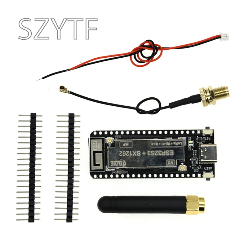 ESP32 SX1276 لورا WIFI BLE وحدة مجلس التنمية لوراوان 433-470MHz 868-915MHz عصا لاسلكية لايت مع هوائي لاردوينو
