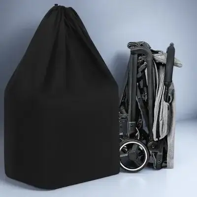 حقيبة عربة الأطفال، حقيبة تخزين للسفر، رباط قابل للقفل، طبقات معززة، شريطين للكتف، مريح، متوافق مع معظم الأكثر مبيعًا