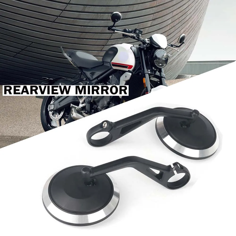 

Motorcycle CNC Handlebar Handle Bar Rearview Side Mirrors Bar End Mirror Kit For Rocket 3 Street Triple S 765 RS R 765RS 765R