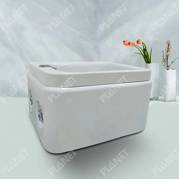 Beauty Salon Pedicure Shop Acrylic Simple Foot Basin Ceramic Massage Spa Pedicure For Hotel Commercial Use