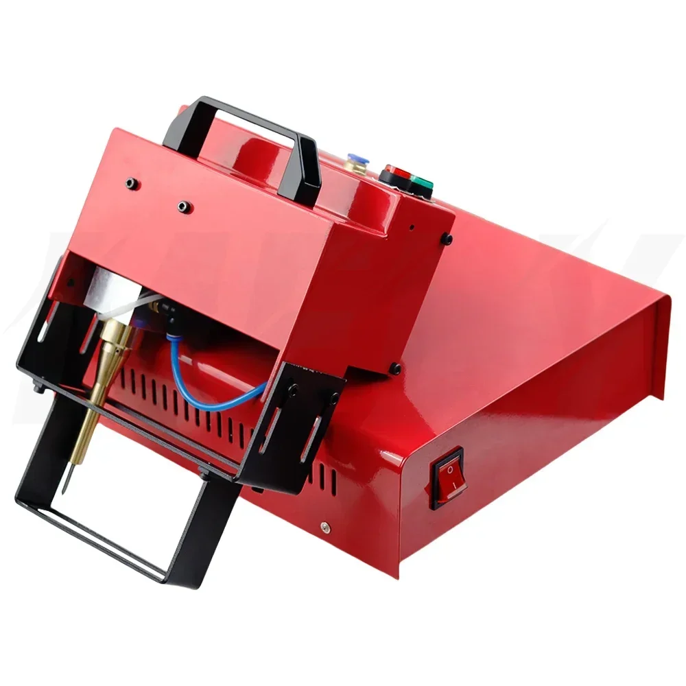 Pneumatic Marking Machine 100x20mm Metal Marking Engrave Machine Air Dot Peen Marking Machine For VIN/Code/Chassis Number 110V