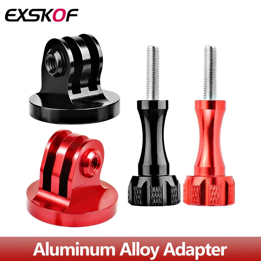Adapter ze stopu aluminium do statywu z metalowym uchwytem do kamery GoPro Hero 13 12 11 10 9 8 SJCAM Insta360 X4 X2 X3 DJI Osmo Action 5 4 3 2
