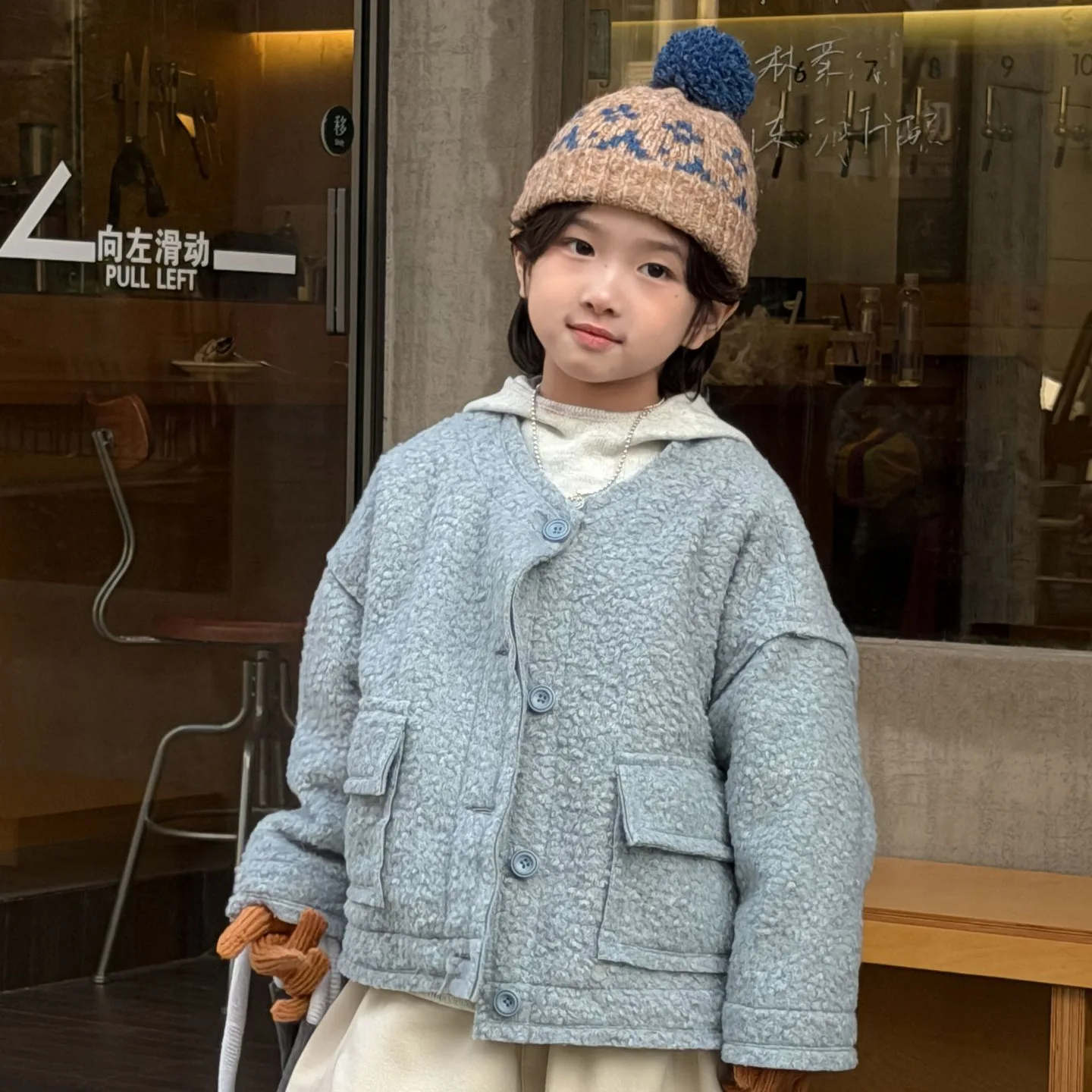 

Boys' Coat 2025 Winter New Jacket with Cotton and Fur, Children's Warm Jacket, Korean Version Trendy Children's Jacket