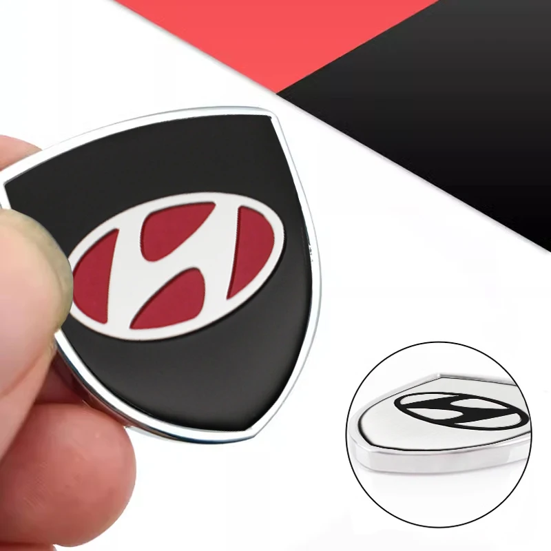 ثلاثية الأبعاد التصميم جسم السيارة الجانب الجذع درابزين درع معدني ملصق ملحق لشركة هيونداي i10 فيراكروز كريتا مكان فيلوستر جيتز تيراكان #3