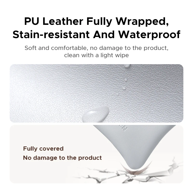 UGREEN Casing Earphone Tas Kulit Magnetik untuk Bluetooth Klip Telinga Terbuka Speaker Mini Nirkabel Headphone In-Ear Tas Penyimpanan Berkabel Kabel