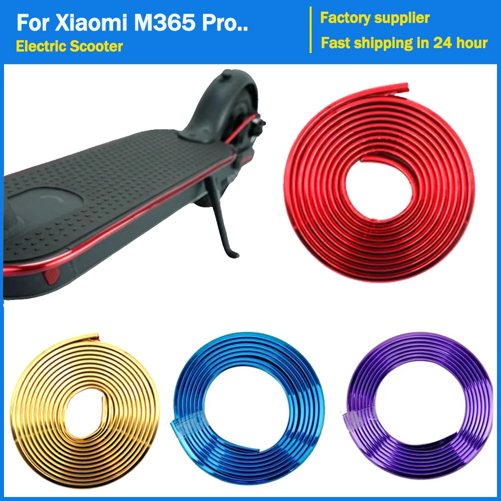 Bumper Protective Decorative Body Strips Sticker Tape For Xiaomi Mijia M365 pro for ninebot max G30 G30D Electric Scooter Parts