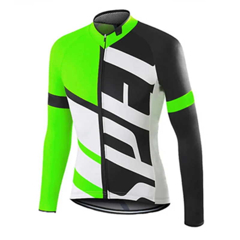 2024 Cycling Jersey Long Sleeve Sweatshirt Cycling Suit Autumn Quick-Dry Racing Uniform Team Men Bicycle Sportswear Clothing