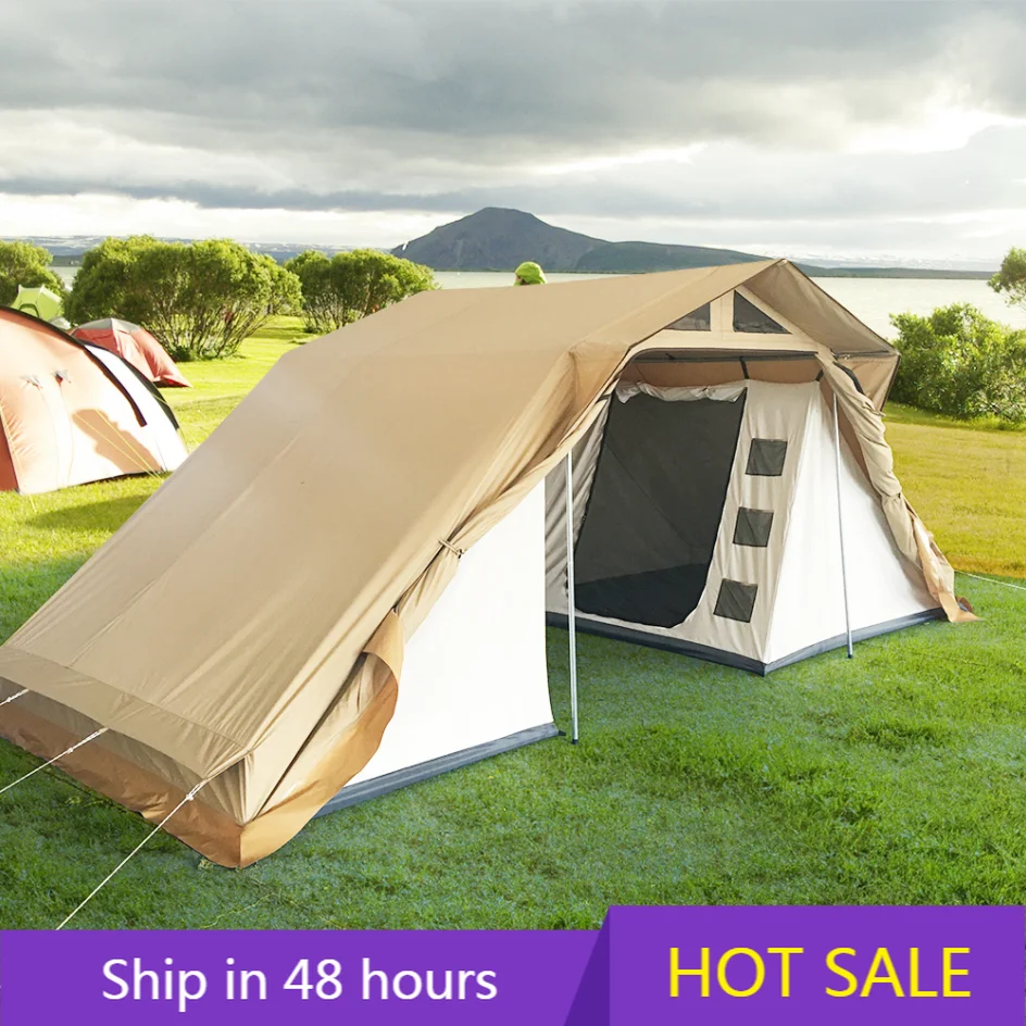 

Waterproof Camping Glamping Outdoor Large Canvas Family Beach Tent