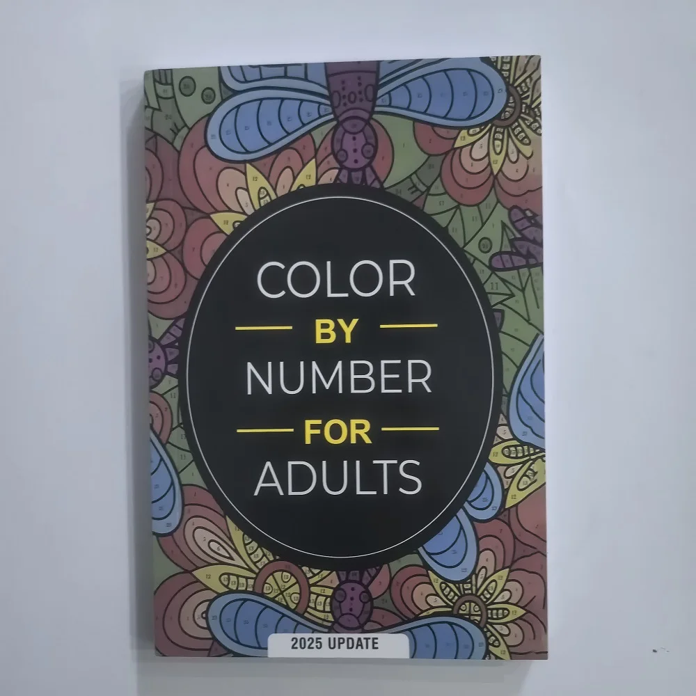 Color By Number for Adults Adult Digital Coloring Book Anxiety Therapy