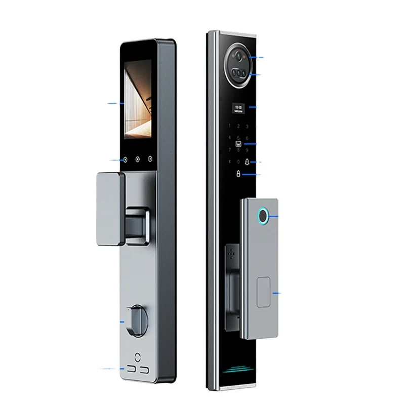 

Intelligent anti-theft door Entry door Electronic password lock 3D facial recognition cat eye automatic fingerprint lock