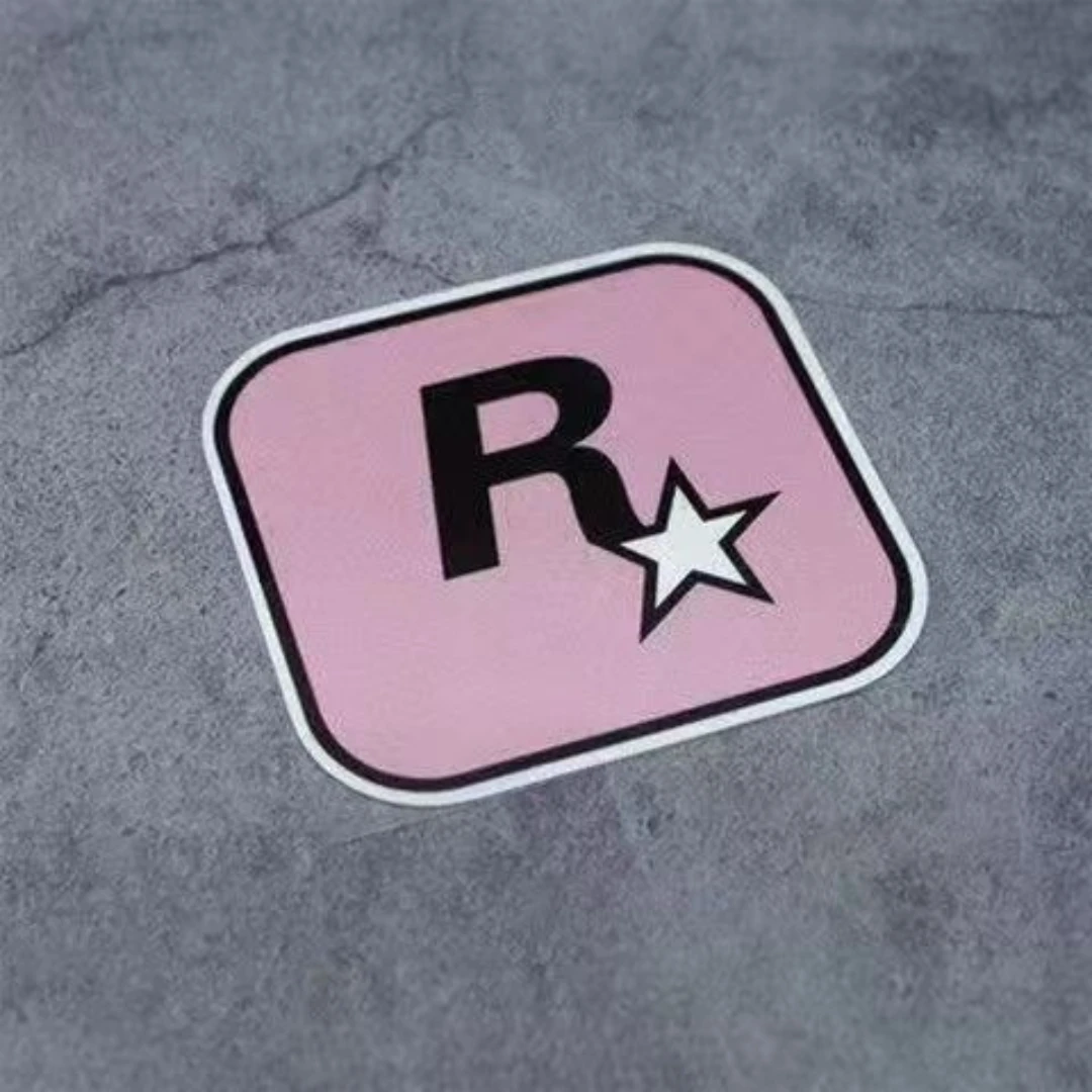 R Star Car Sticker Modified Electric Motorcycle GTA5 Grand Theft Auto Game Scratches Oil Car Tank Cover Decorative Sticker