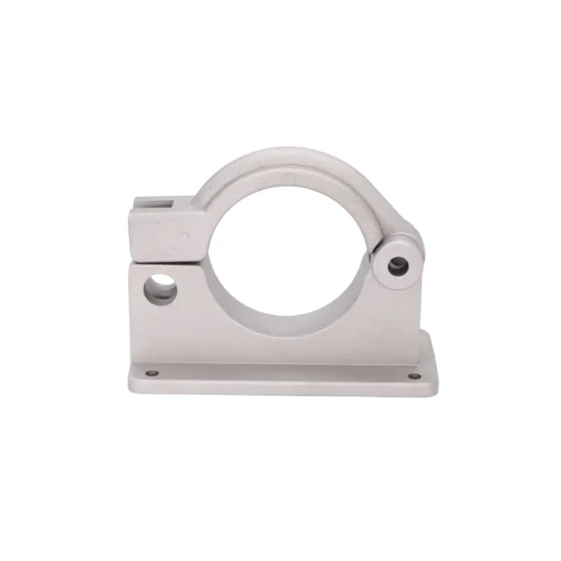 

CNC machining aluminum alloy precision machining pipe clamp pipe clamp holder mechanical pipeline fixing components