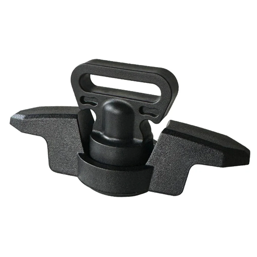 

50g Weight Kayak Cart Accessories Boat Deck Tie Downs Kayak Rail Mount Black Color Bungee Cords Compatible Easy Installation