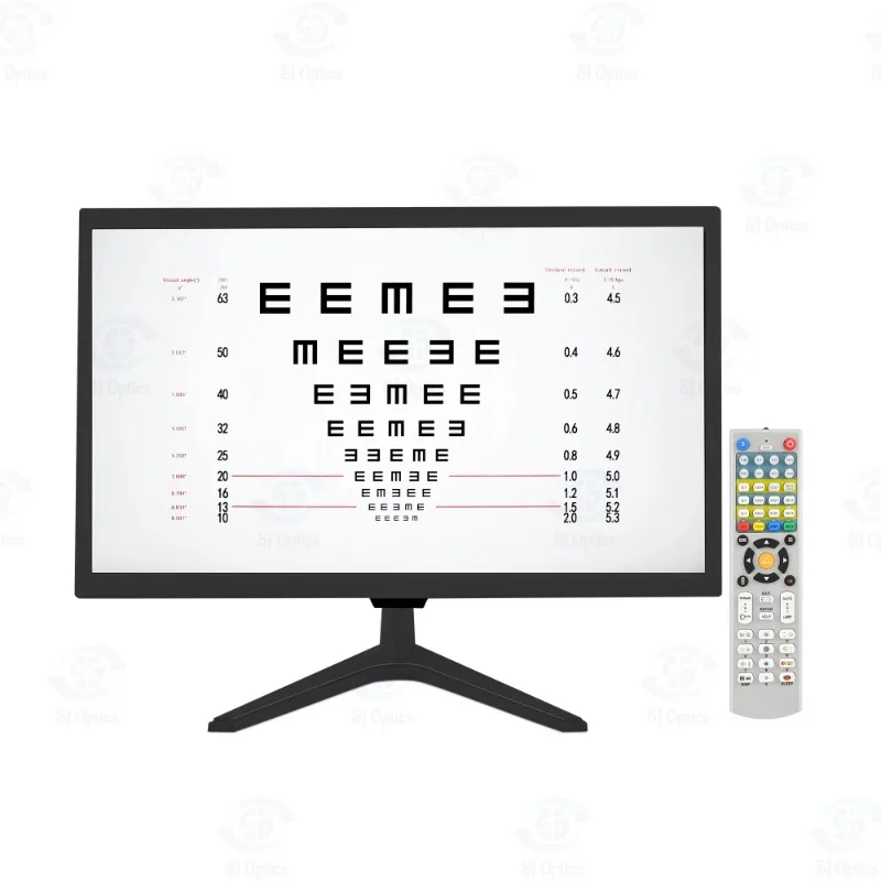 SJ Optics Optical Instrumentst K-215 21.5 Inch Remote Portable Near Vision Tester Clear Chart Visual Acuity