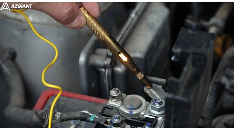 Automotive Copper circuit testing Car Light Lamp Voltage test light electrician line repair tool 12V 6V DC electric test pen