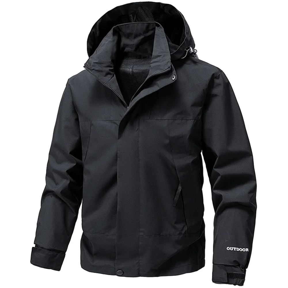 

Outdoor Contrast-Colour Patchwork Design Windbreaker Jacket Spring/Autumn Season New Arrival Men's Fashionable Jacket Casual