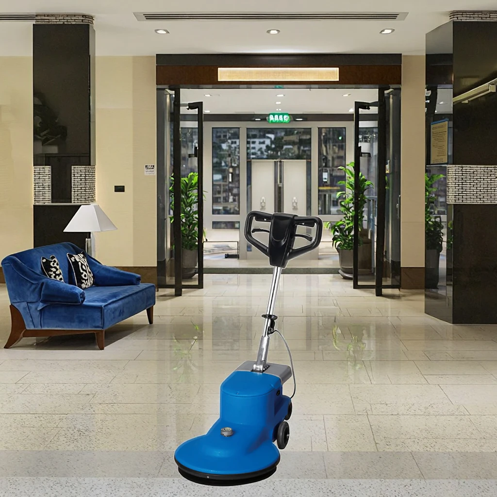 2025High-Speed Electric Burnishing Floor Polisher Blue/Grey 1500rpm 220-380v CN;GUA for Glass/Ceramic New Floor Sweeper Machine