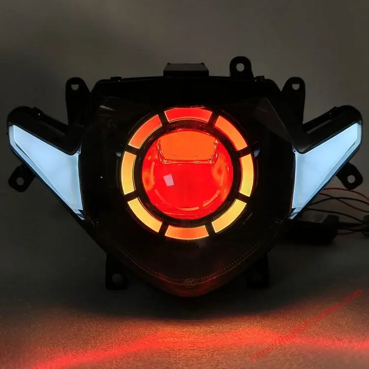 Suitable for Suzuki GSX250r modification and upgrade angel eye headlight assembly accessories motorcycle LED bifocal lens