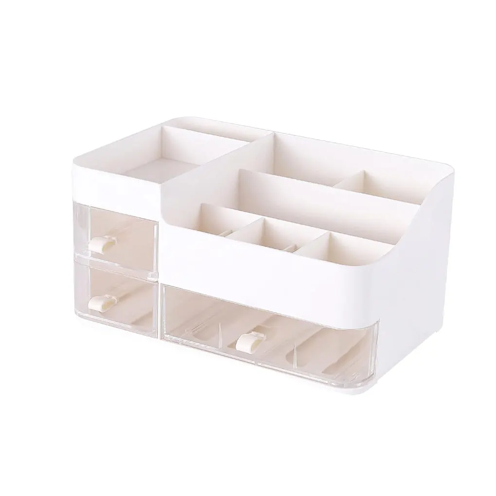 Large Capacity Cosmetic Box With Multiple Layers And Compartments Good Hand Feeling Cosmetic Storage