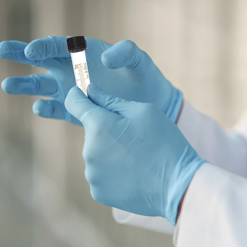 

5Pcs 10Ml Centrifuge Tubes Bottom High Transparency Screw Cap Leak Resistant for Clinical Chemistry Research