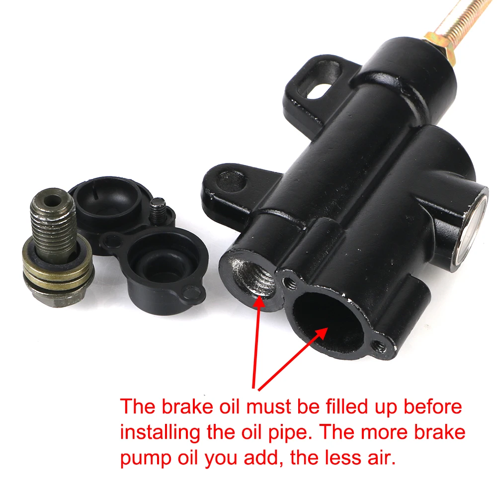 Pit Pro Trail Dirt Quad Bike ATV Dune Buggy Foot Hydraulic Brake Master Cylinder Pump Universal Rear Brake Pump image 2