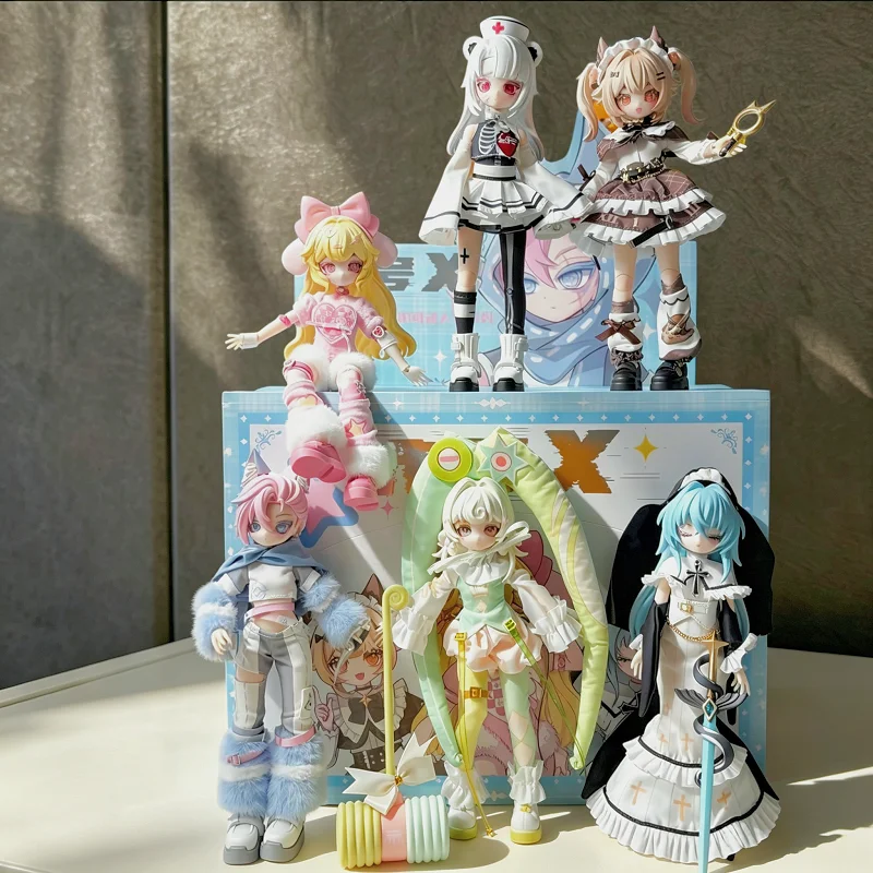 New In Stock Code Name X Elite Agent Series 1/8 BJD Blind Box Anime Action Figure Desktop Ornament Trendy Toy Surprise Gift