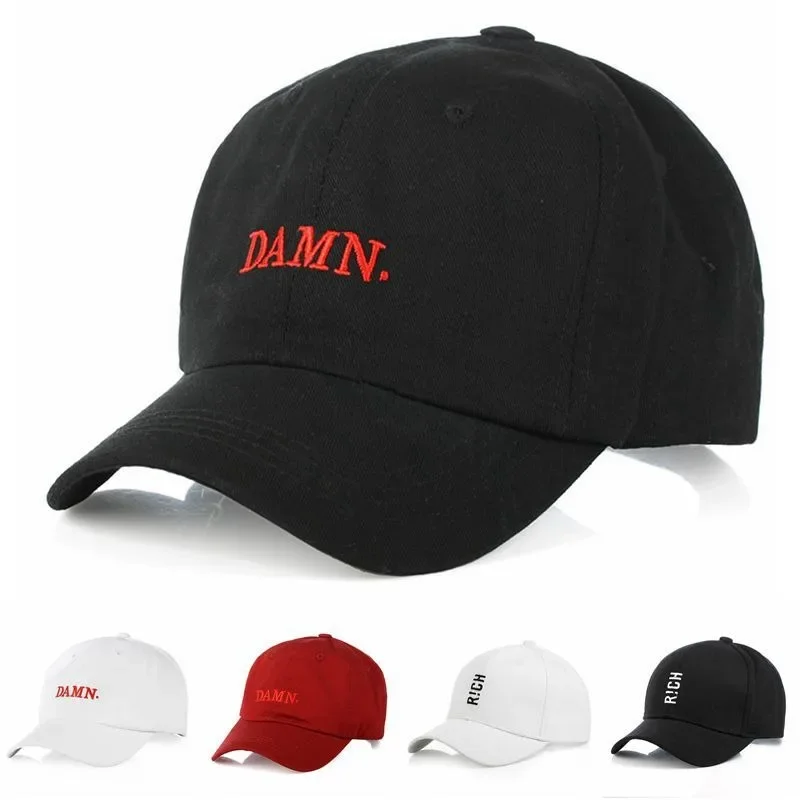 Men's and Women's Embroidered Hip-hop Unstructured Rap Jump Shot Baseball Duck Tongue Hardtop Hat