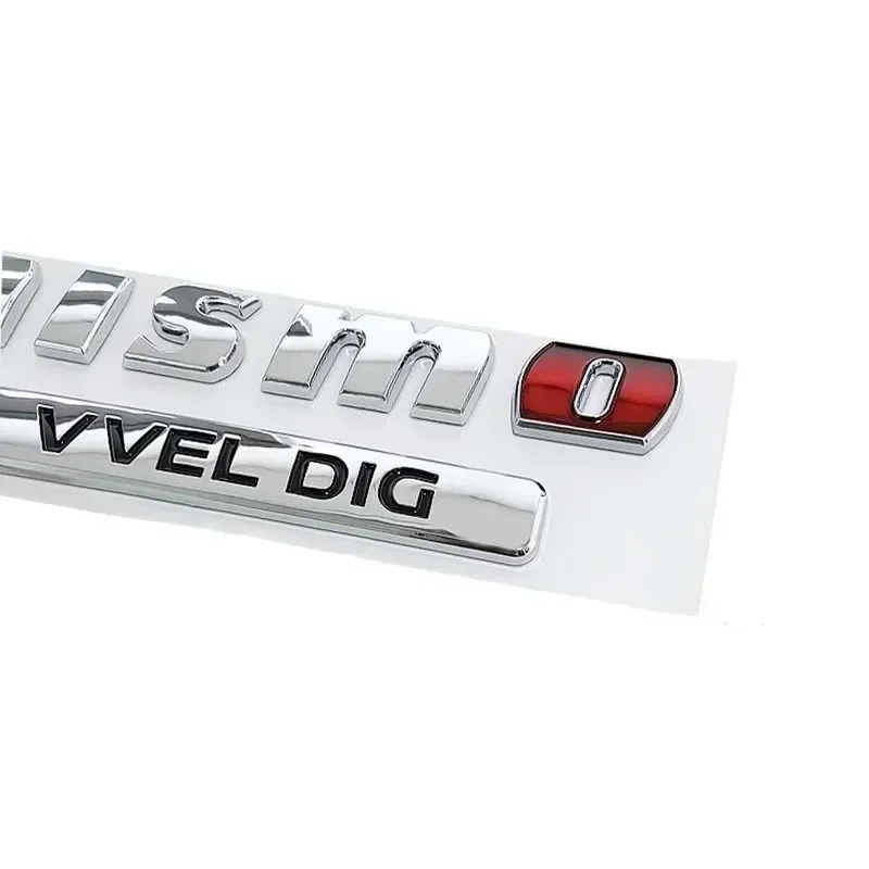 3D Car Letters Emblem Badge Sticker Rear Trunk Decals for Nissan NISMO VVEL DIG Logo PATROL Y62 Auto Styling Accessories