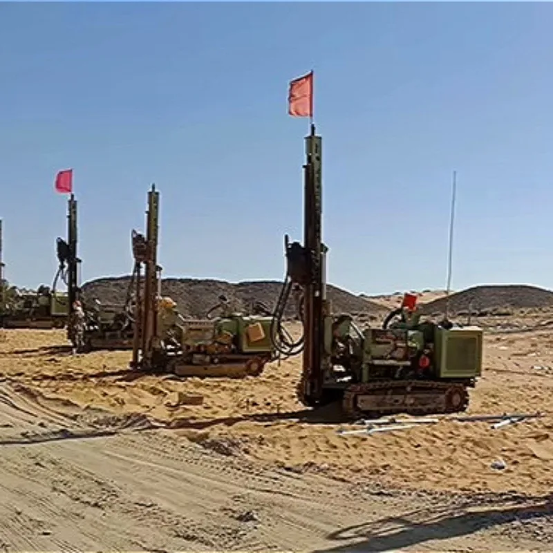 Efficient Hydraulic Photovoltaic Pile Driver Impact Hammer Mechanism For Solar Panel Support Foundation Piling Operations
