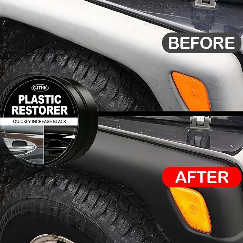 Car Plastic Restorer Plastic Polishing Leather Restore Polishing Paste Car Detailing Maintenance Paste Repair Coating Renovator