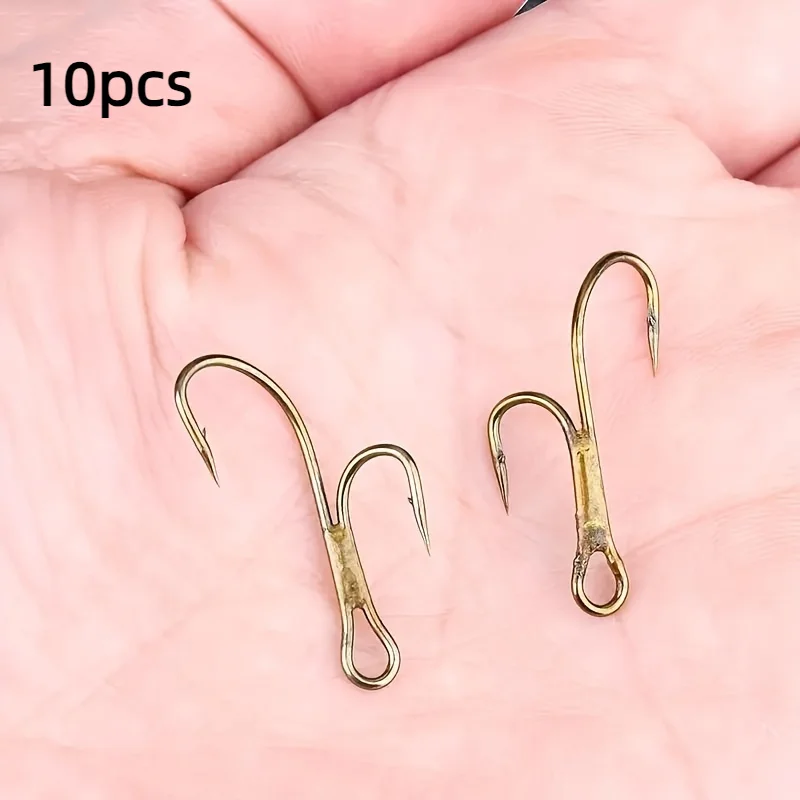 

10 шт. рыболовные разъемные крючки из высокоуглеродистой стали — доступны различные размеры крючков