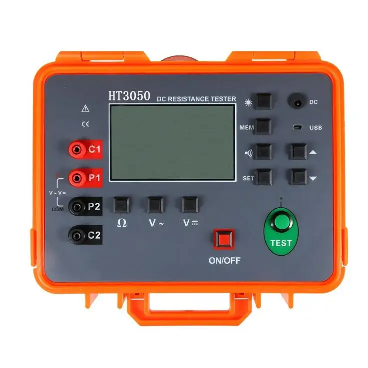 

Factory Price High Precision Protective Earth Electrode Continuity Fault Impedance Test Instrument Resistivity Meter Price