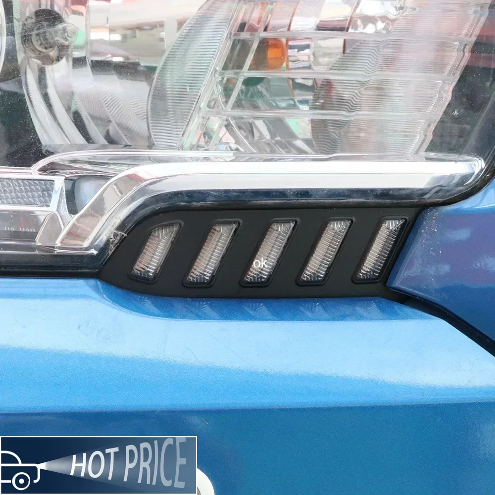 

Для Toyota Tacoma 2016-2020 передний бампер обновление светодиодные динамические дневные ходовые огни автомобильные фонари в сборе аксессуары для инструментов