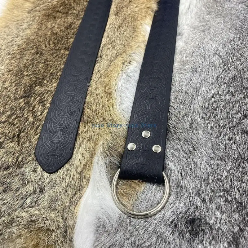 X7XB Middle Ages Embossing Waistband Perfect for Costume Parties Gatherings
