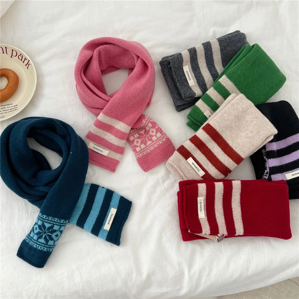 

Шарф-снуд - Длинный, узкий вязаный шарф для осени и зимы, теплый и стильный аксессуар для шеи