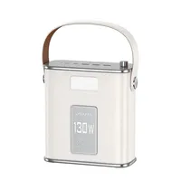 2025 USAMS Original 130W Portable PD QC 5 in 1 Super  Fast Charging Sharing 8000mah Power Bank Stations