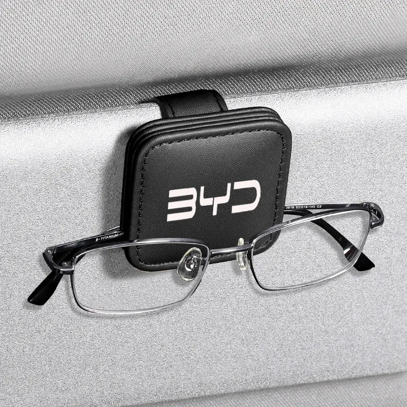 BYD السيارات سيارة نظارات كليب منتجات السيارات الإبداعية متعددة الوظائف النظارات الشمسية النظارات الشمسية بيل بطاقة تخزين النظارات كليب كروس #1