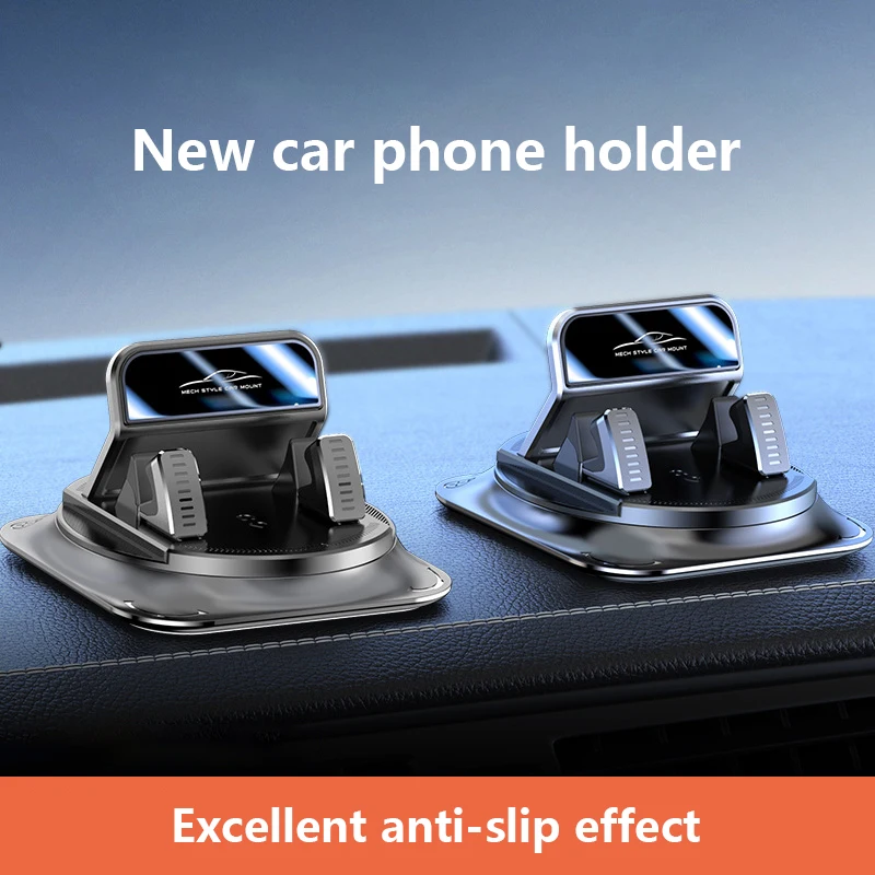 Universal Automotive Silicone Phone Mount Anti-Slip Scratch-Free Dashboard Navigation Holder Car Bracket