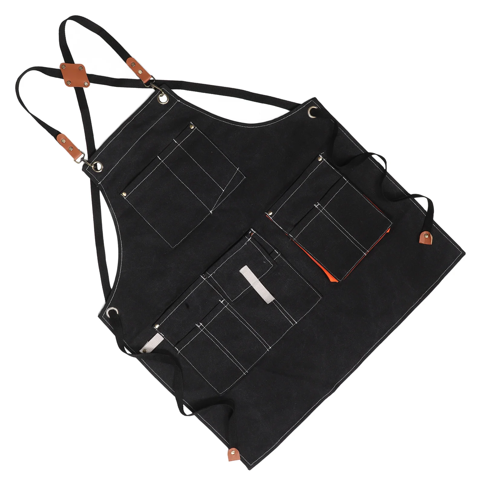 مريلة المطبخ، مريلة الشيف، مادة متينة، حرفية لا تشوبه شائبة، تخزين الجيب، مريحة، مناسبة، متعددة الاستخدامات، للرجال والنساء