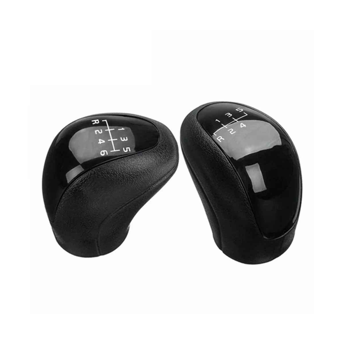 2 Pcs 6 Speed Black Manual Gear Shift Knob for W639 Sprinter II 906 / I 2E 2F