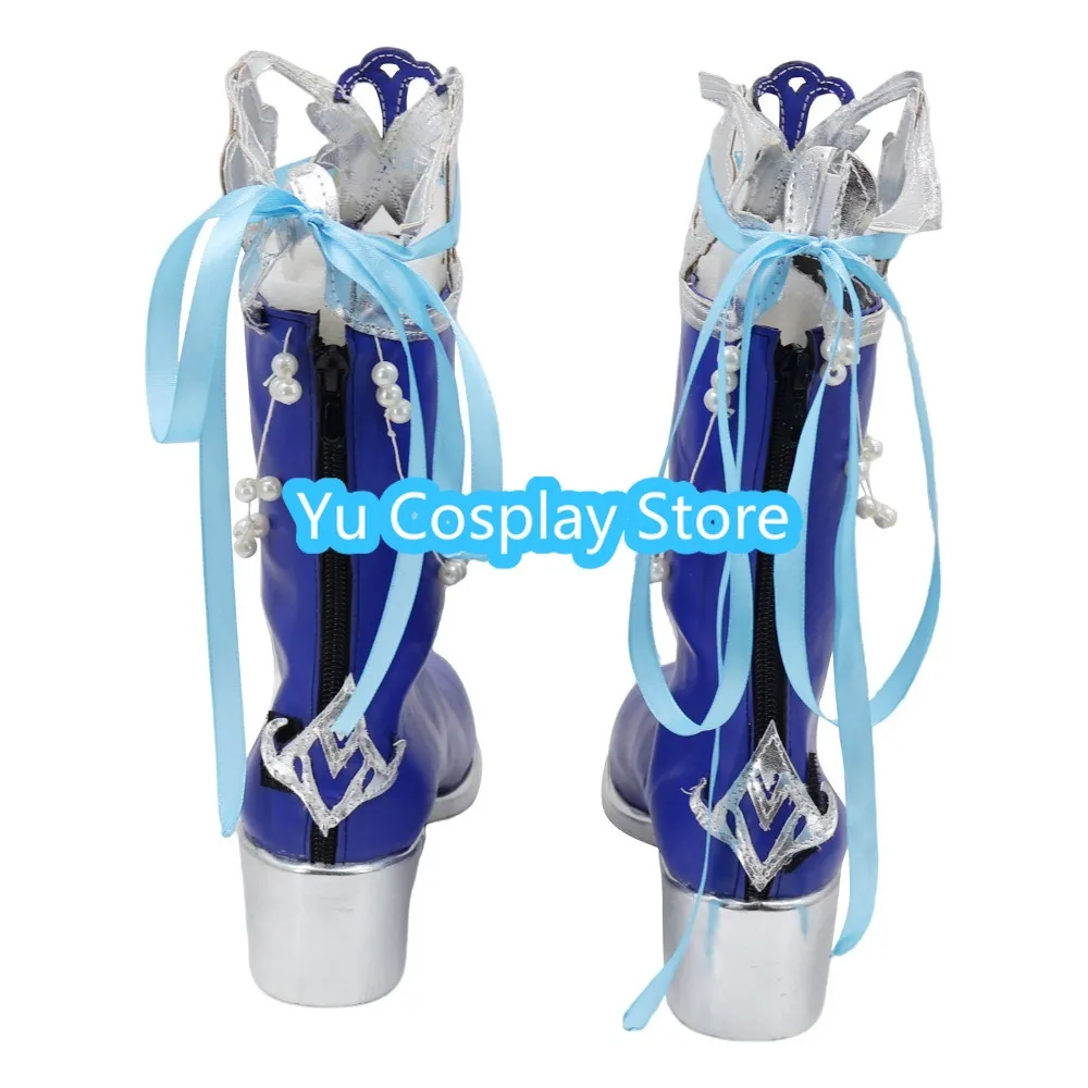 

Naraka Bladepoint Blue Rabbit Black Eye Cosplay Shoes Special Collaboration Edition Custom