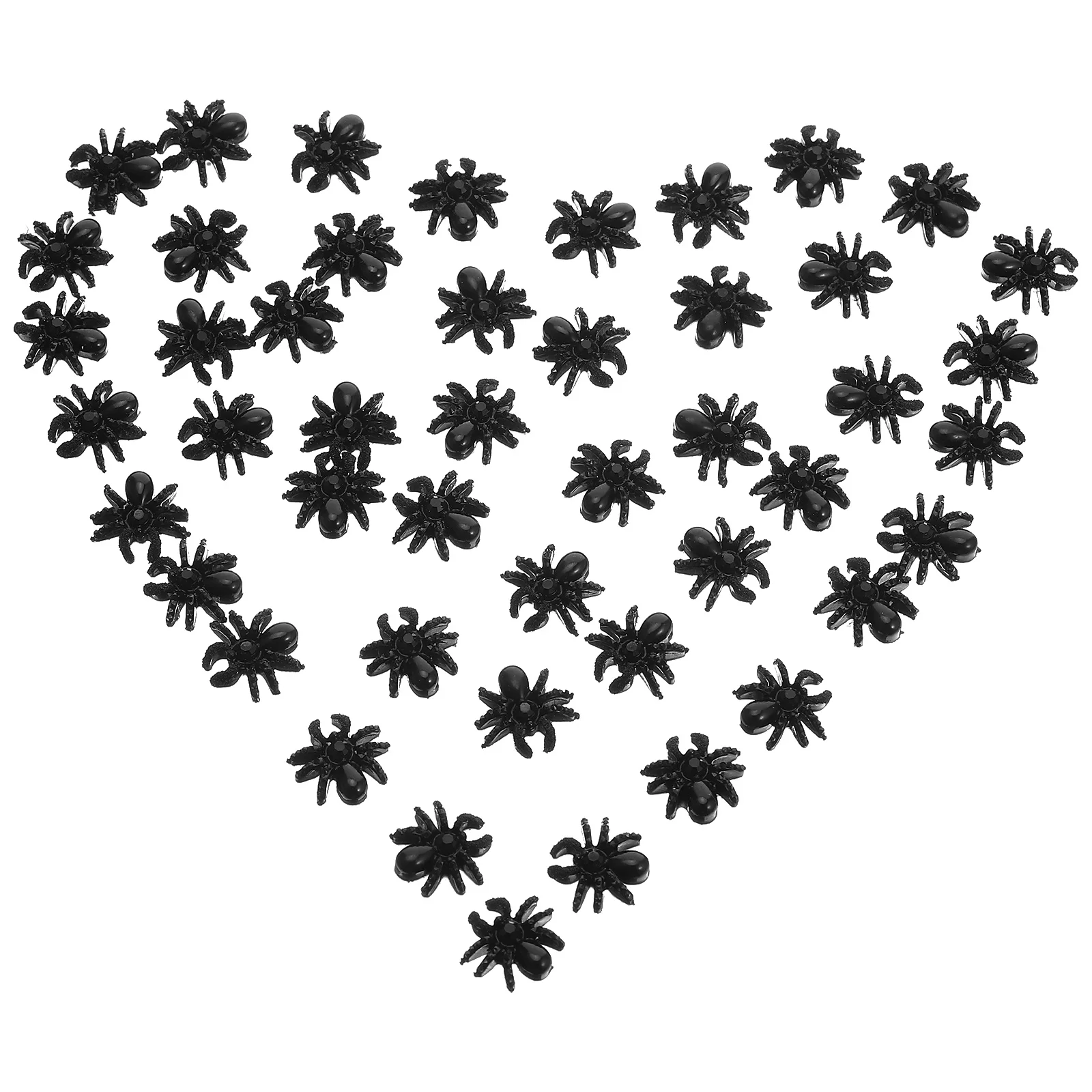 

150 шт., подвески для ногтей на Хэллоуин, черные готические животные, 3D аксессуары для дизайна ногтей для фестивалей, вечерние подвески для ногтей