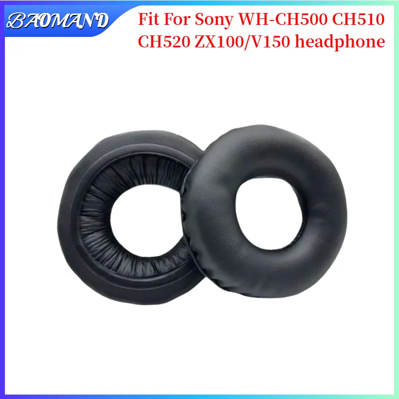 

BAOMAND For Sony WH-CH500 CH510 CH520 ZX100/V150 Headphone Headset 1 Pair Replacement Foam Ear Pads Pillow Cushion Cover