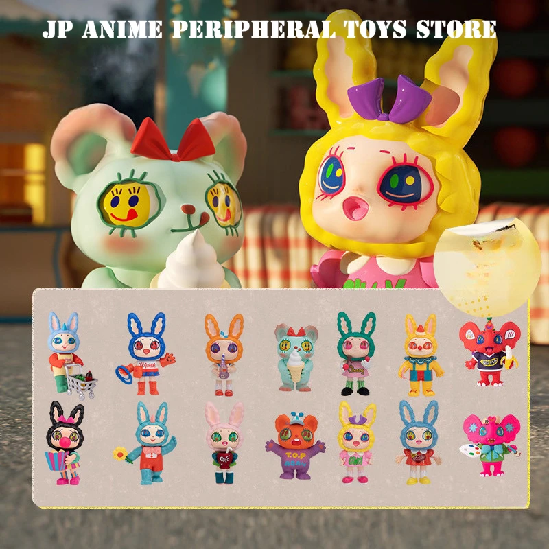 

Genuine Agan american Vintage Series Blind Box Cute Confirm Style Figure Model Desktop Ornament Children's Birthday Gift