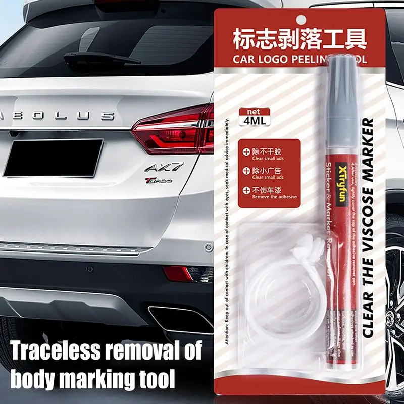 4ML Multi-Purpose Car Wall Sticker Quick Easy Adhesive Remover Glass Label Glue R esidue Removal Pen Cleaner For Metal Grout