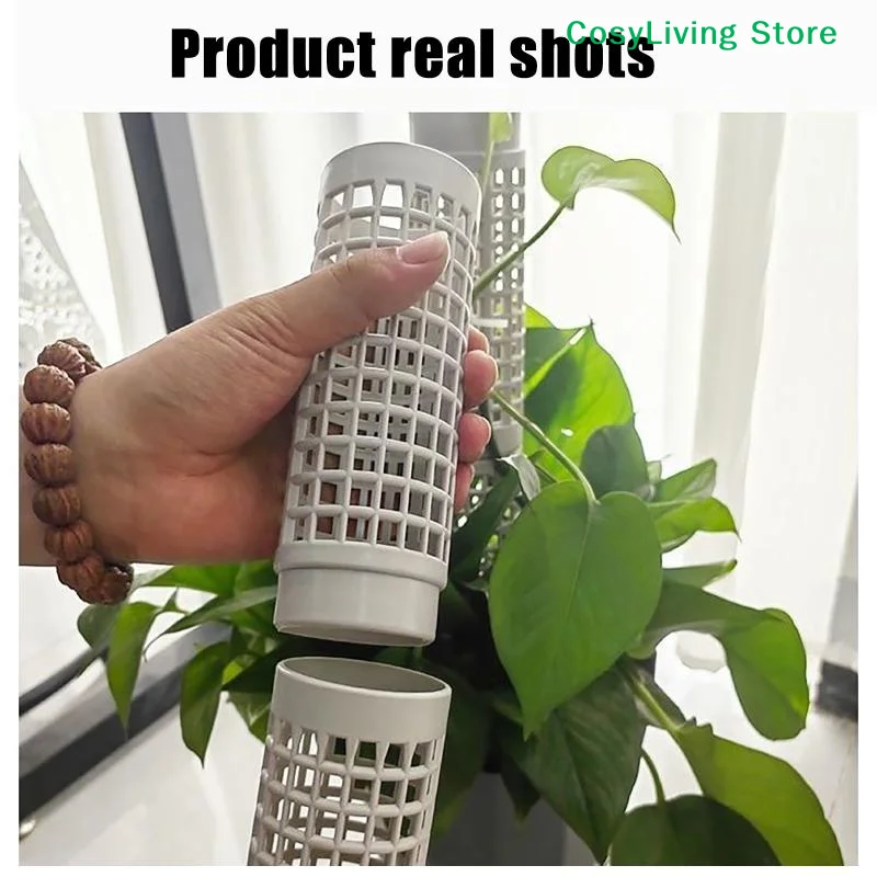[CL]6Pcs Plastic Moss Pole Plant Stand Indoor Climbing Plants Guardian Tutors Pot Moss Stick For Plants Growth Garden Supports