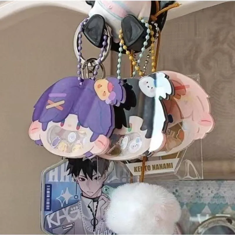 2025 لعبة الكرتون الحب والمساحة العميقة هزة المفاتيح القط فستان كزيفير زين رافاييل رالايو سيلوس الاكريليك معلقة كيرينغ هدية #5