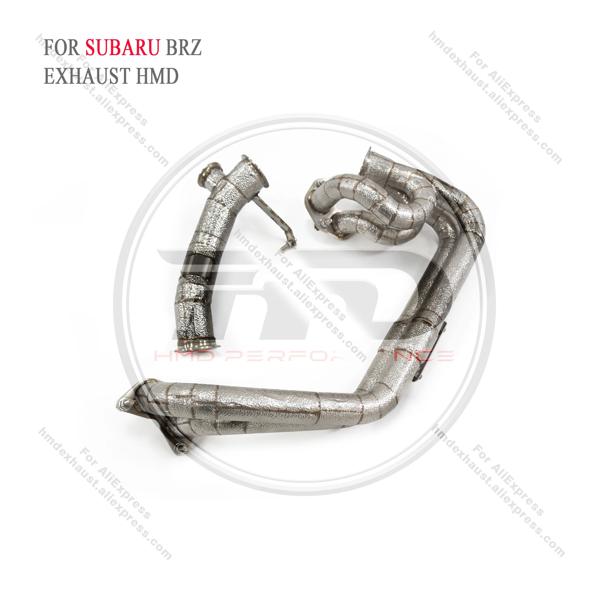 HMD Exhaust Manifold Downpipe for Toyota 86 Subaru BRZ Car Accessories With Catalytic Converter Header Without Cat Pipe